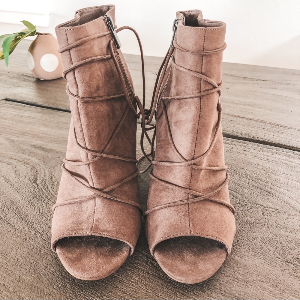 JGood Lace Up Booties - Picture 2 of 6